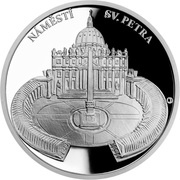 1 Dollar - Elizabeth II St. Peter's Square, Niue, 2021 reverse image