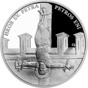 1 Dollar - Elizabeth II St. Peter's Tomb, Niue, 2021 reverse image