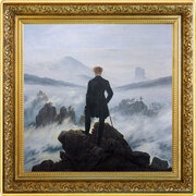 1 Dollar - Elizabeth II Wanderer Above the Sea of Fog, Niue, 2021 reverse image