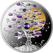 1 Dollar - Elizabeth II Tree of Luck, Niue, 2021 reverse image