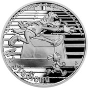 1 Dollar - Elizabeth II At the Stadium, Niue, 2021 reverse image