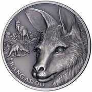 1 Dollar - Elizabeth II Kangaroo, Niue, 2021 reverse image