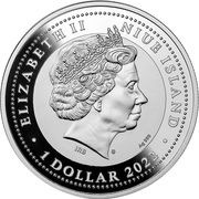 1 Dollar - Elizabeth II Aureus Iustitia obverse image