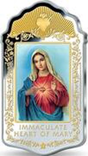 1 Dollar - Elizabeth II Immaculate Heart of Mary, Niue, 2022 reverse image