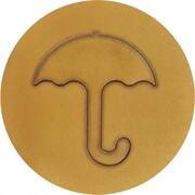 1 Dollar - Elizabeth II Dalgona Honeycomb Umbrella, Niue, 2022 reverse image