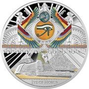 1 Dollar - Elizabeth II Eye of Horus, Niue, 2022 reverse image
