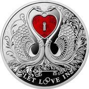 1 Dollar - Elizabeth II Let Love In, Niue, 2022 reverse image