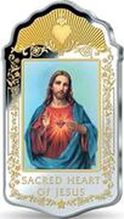 1 Dollar - Elizabeth II Sacred Heart of Jesus, Niue, 2022 reverse image