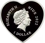 1 Dollar - Elizabeth II Valentine's Day obverse image