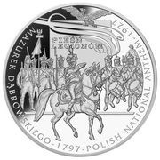 1 Dollar - Elizabeth II National Anthem of Poland, Niue, 2022 reverse image