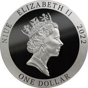 1 Dollar - Elizabeth II Crimson-crowned fruit dove obverse image