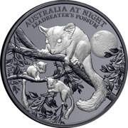 1 Dollar - Elizabeth II Leadbeater's Possum, Niue, 2022 reverse image