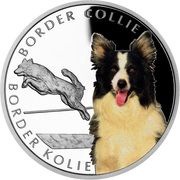 1 Dollar - Elizabeth II Border Collie, Niue, 2022 reverse image