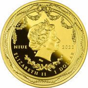 1 Dollar - Elizabeth II Blue Table Clock obverse image