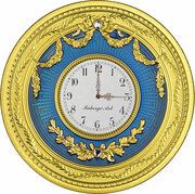 1 Dollar - Elizabeth II Blue Table Clock, Niue, 2022 reverse image