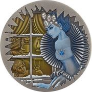 1 Dollar - Elizabeth II Ice Queen, Niue, 2022 reverse image