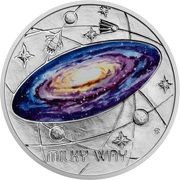 1 Dollar - Elizabeth II Milky Way, Niue, 2022 reverse image