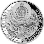 1 Dollar - Elizabeth II Pachycephalosaurus obverse image