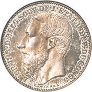 2 Francs - Léopold II obverse image