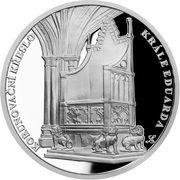 1 Dollar - Elizabeth II Coronation Chair, Niue, 2022 reverse image