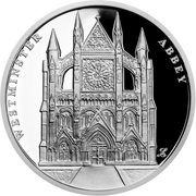 1 Dollar - Elizabeth II Westminster Abbey, Niue, 2022 reverse image