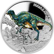 1 Dollar - Charles III Maiasaura, Niue, 2022 reverse image