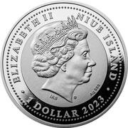 1 Dollar - Elizabeth II Posthumous; Year of the Rabbit: 7 elements obverse image