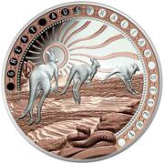 1 Dollar - Charles III Great Australian Desert, Niue, 2023 reverse image