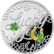 1 Dollar - Charles III Lucky You, Niue, 2023 reverse image