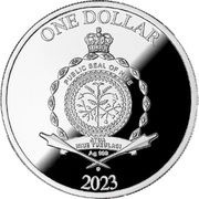 1 Dollar - Charles III Merry Christmas obverse image