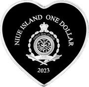 1 Dollar - Charles III Valentine's Day obverse image