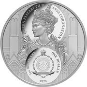 1 Dollar - Charles III Coronation obverse image
