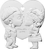 1 Dollar - Charles III Fall in Love, Niue, 2023 reverse image