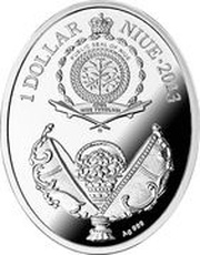 1 Dollar - Charles III Egg with Watch obverse image
