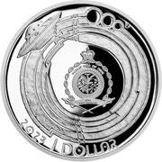 1 Dollar - Charles III Black hole obverse image