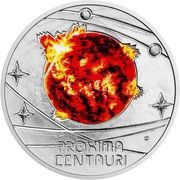 1 Dollar - Charles III Proxima Centauri, Niue, 2023 reverse image
