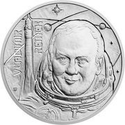 1 Dollar - Charles III Vladimír Remek, Niue, 2023 reverse image
