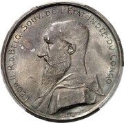 5 Francs - Léopold II Pattern obverse image