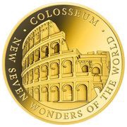 1 Dollar - Charles III Colosseum, Niue, 2023 reverse image