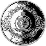 1 Dollar - Charles III Nikola Tesla and Thomas Edison obverse image