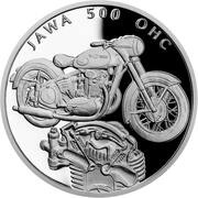 1 Dollar - Charles III JAWA 500 OHC, Niue, 2023 reverse image