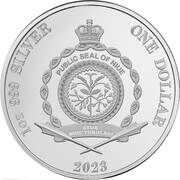 1 Dollar - Charles III Major Mitchell's Cockatoo obverse image