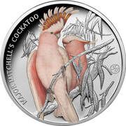 1 Dollar - Charles III Major Mitchell's Cockatoo, Niue, 2023 reverse image