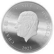 1 Dollar - Charles III Coral Balmoral obverse image