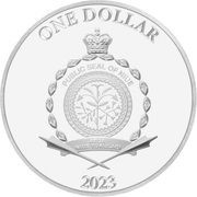 1 Dollar - Charles III Wedding obverse image