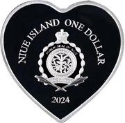 1 Dollar - Charles III Valentine's Day obverse image