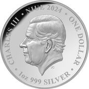 1 Dollar - Charles III Year of the Dragon obverse image