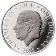 1 Dollar - Charles III Maple Leaf obverse image