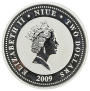 2 Dollars - Elizabeth II Black Swans obverse image