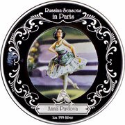 2 Dollars - Elizabeth II Anna Pavlova, Niue, 2009 reverse image